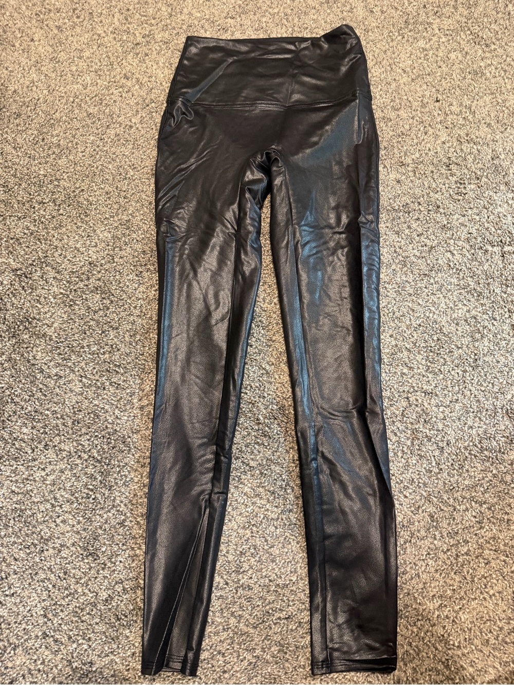 Jane and Bleecker Black Faux Leather Leggings